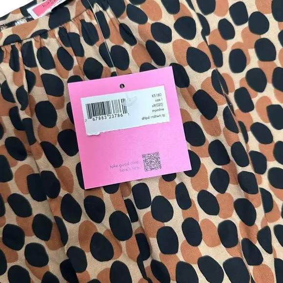 Kate Spade Dotty Leopard Around Town Top Large - Picture 7 of 7